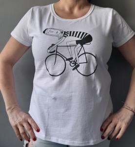Dámské tričko Cyklistka